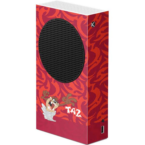 Looney Tunes Tasmanian Devil Swirl Xbox Series S Console Skin